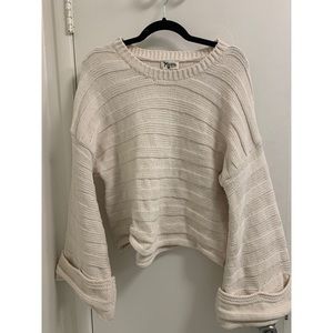 Tulsa Sweater Cream Stripe Knit